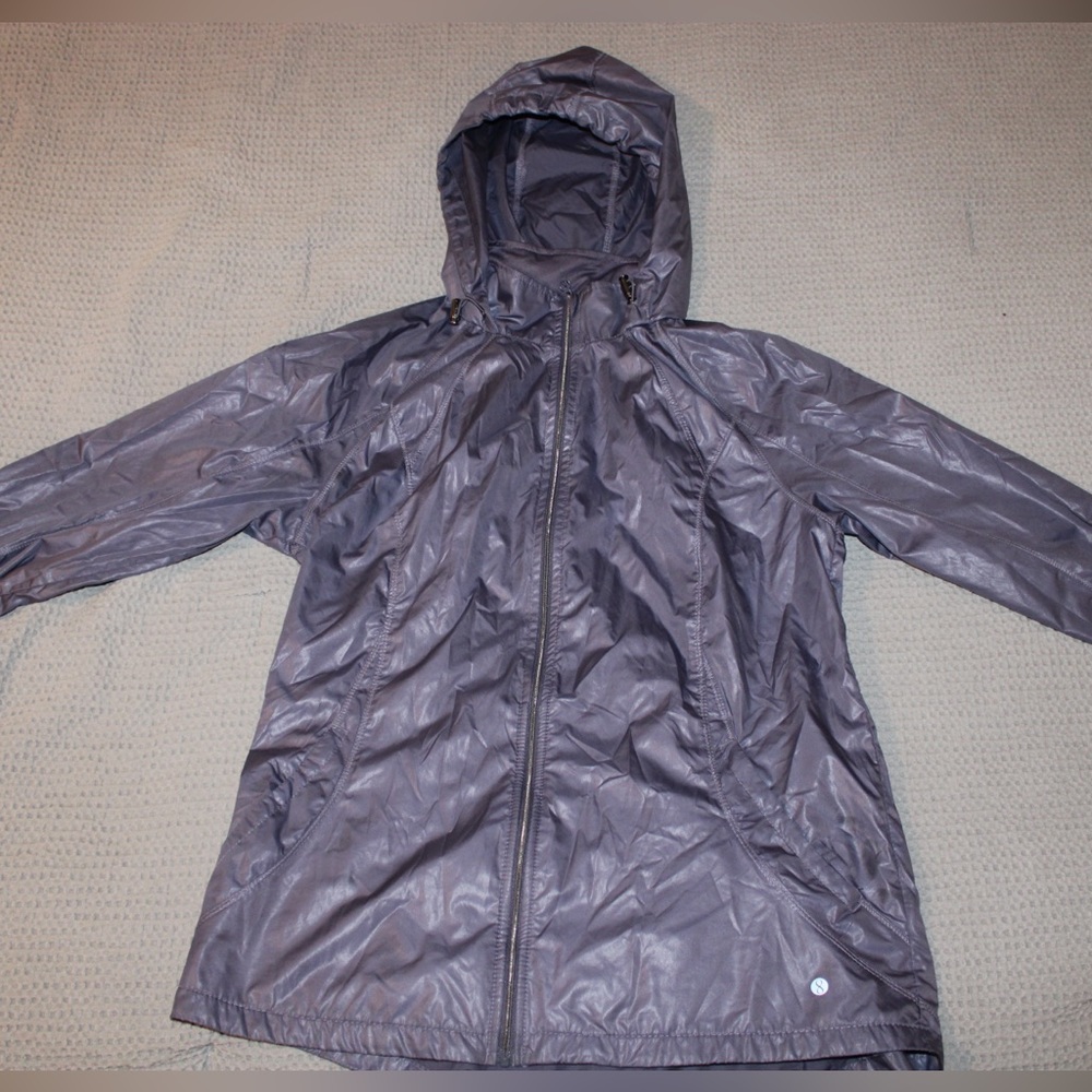 Navy Blue Rain Jacket